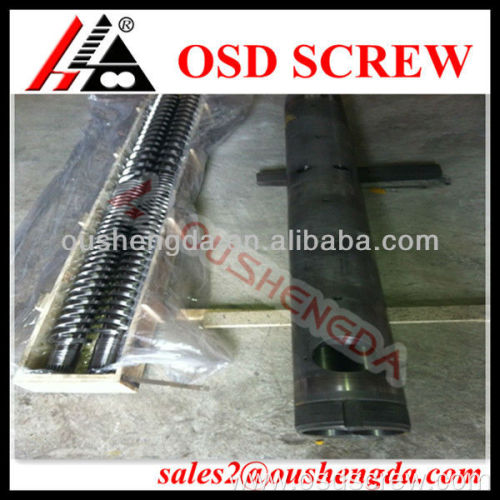 twin screw & barrels extruders /twin parallel screw/screws and barrels for plastic machinery